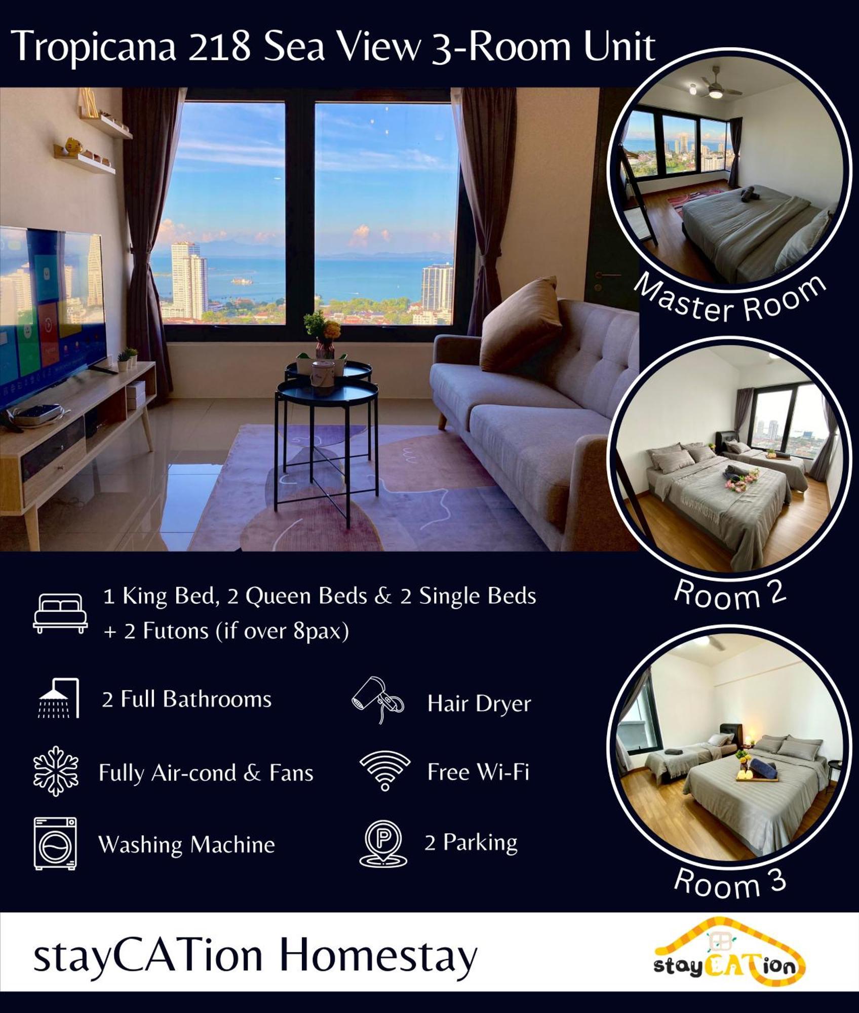 Tropicana 218 Macalister Sea & City View By Staycation Homestay George Town Exterior foto