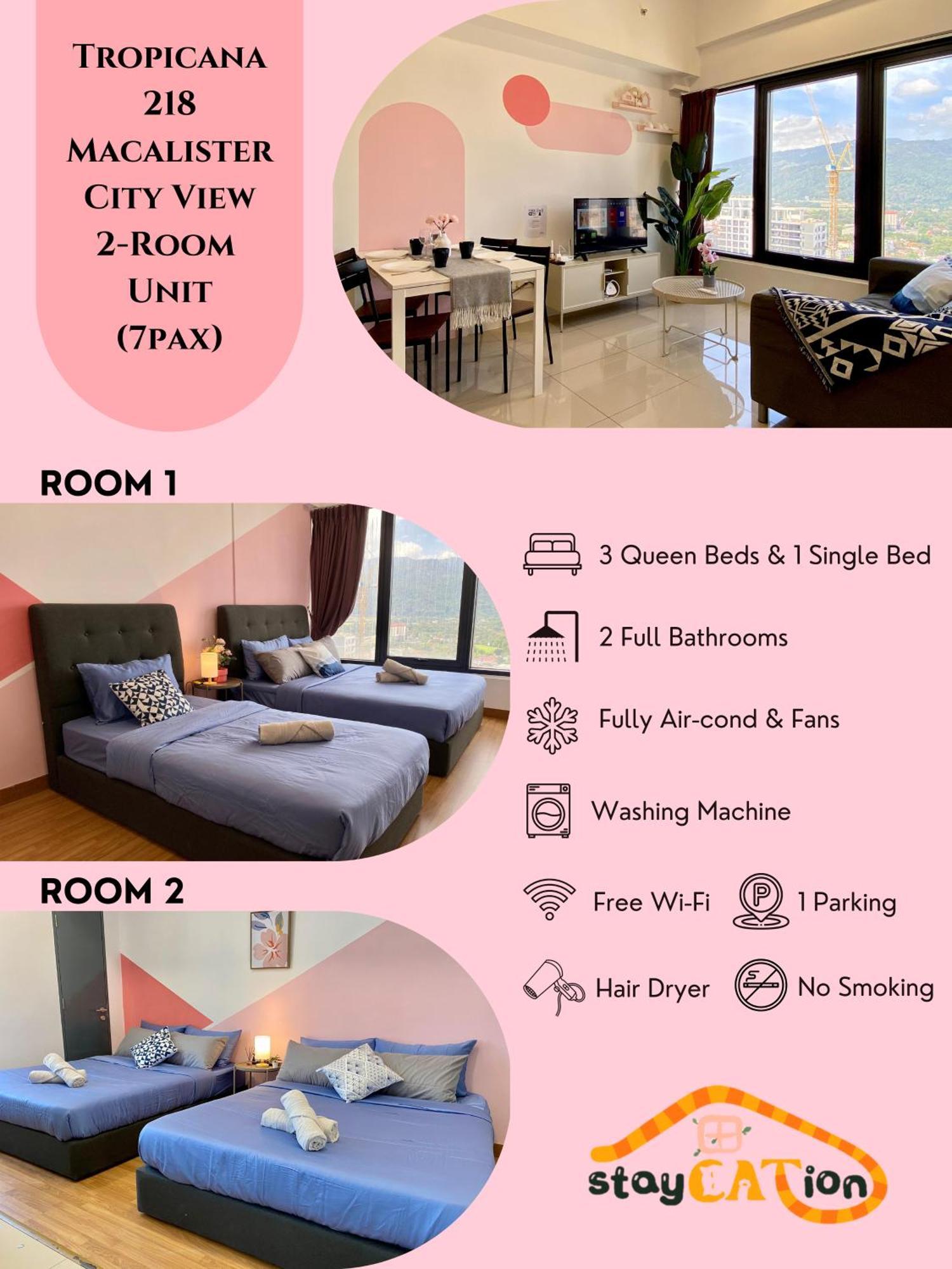Tropicana 218 Macalister Sea & City View By Staycation Homestay George Town Exterior foto